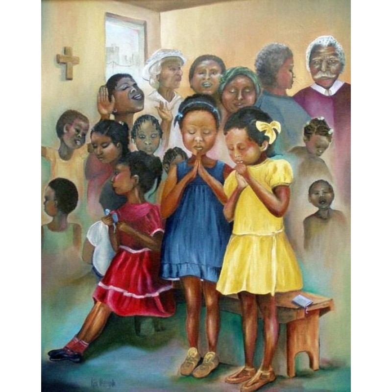 African Children Praying ...