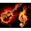 Blazing Music Diamond Painting