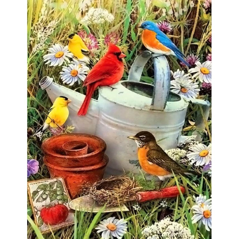 Birds & Flowers ...