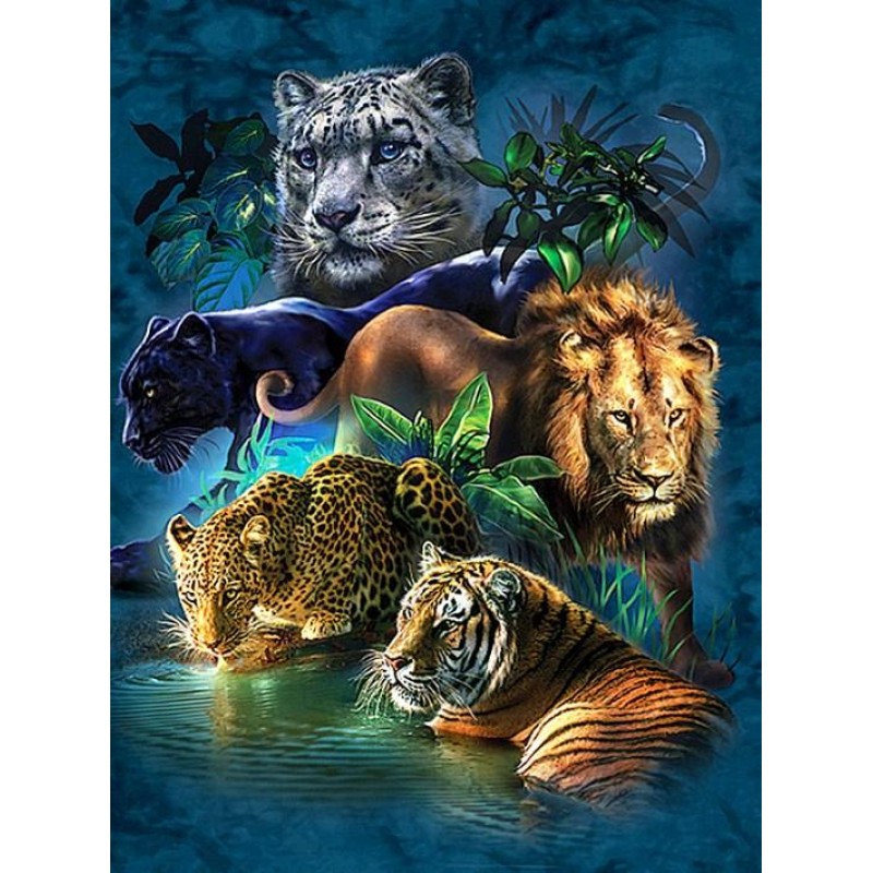 Big Cats DIY Diamond...