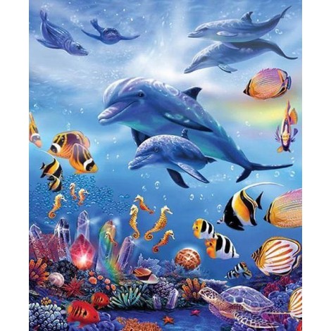 Beautiful Under Water World Painting