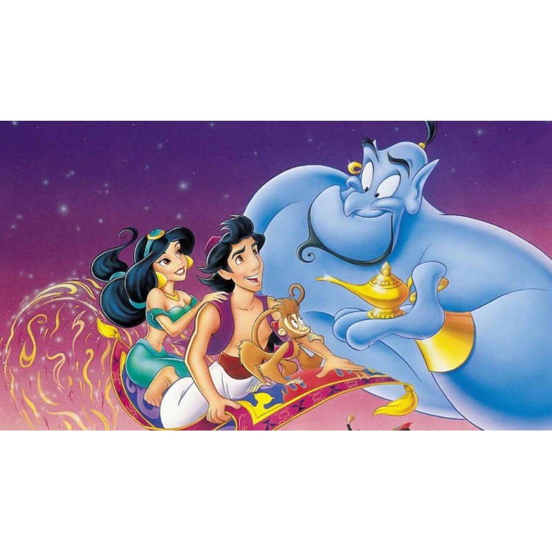 Aladdin with Jasmine...