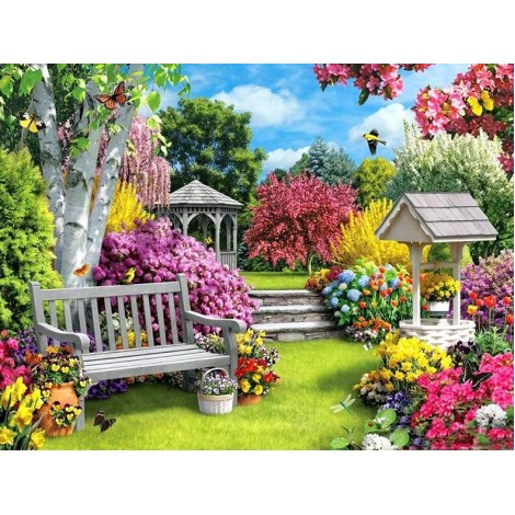 Beautiful Flowers Garden Painting Kit