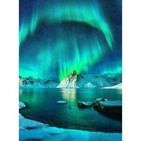 Amazing Polar Lights Diamond Painting