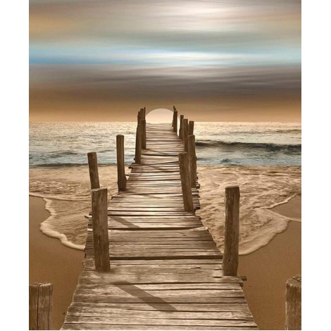 Beach View & Sunset DIY Painting