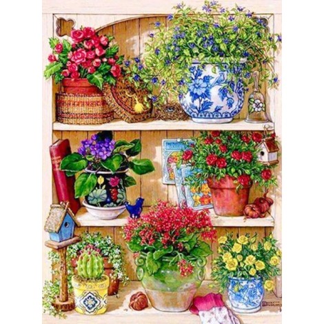 Amazing Flowers Corner - Paint by Diamonds